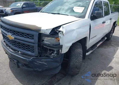 2015 Chevrolet Silverado 1500 Wt из США, поврежденный, VIN 3GCPCPEC7FG455773